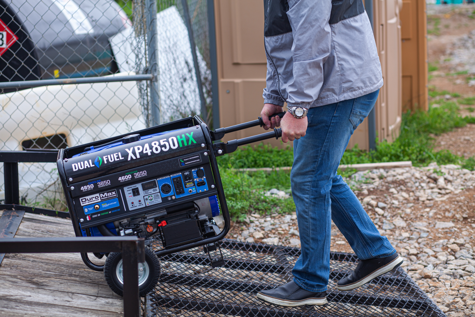 8500W Dual Fuel Portable Inverter Generator with CO Alert - Reliable Power for Camping, RV Trips & Emergency Backup