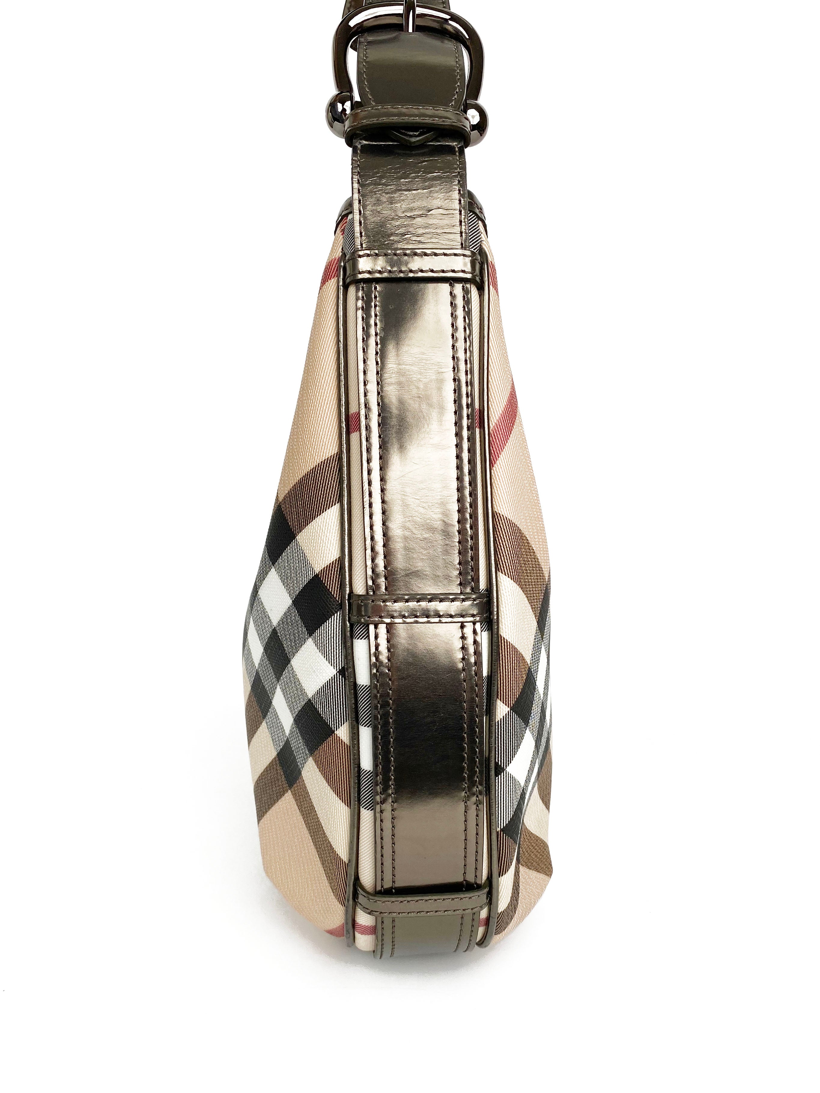 Burberry Large Haymarket Check Tote Bag - Luxury Designer Handbag for Women, Stylish & Spacious Shoulder Bag - Perfect for Work, Travel & Everyday Use