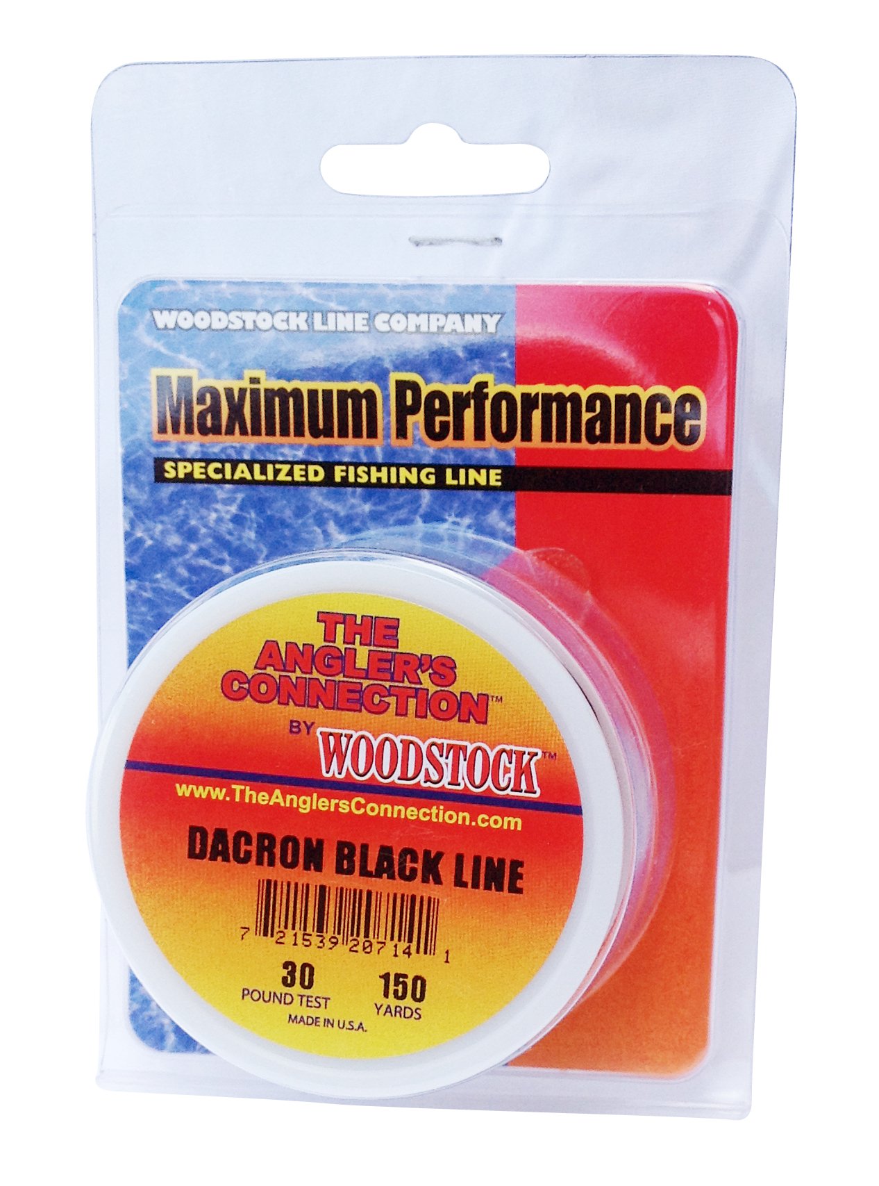 Premium Woodstock Dacron Fishing Line - Strong & Durable Braided Nylon Thread for Saltwater & Freshwater Fishing - Perfect for Casting, Trolling & Fly Fishing