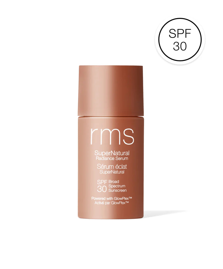 SuperNatural Radiance Serum with Broad Spectrum SPF 30 - Anti-Aging Face Moisturizer & Sun Protection for Daily Glow - Perfect for Daytime Skincare & Outdoor Activities