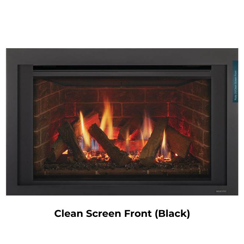 Majestic RUBY35 Direct Vent Gas Fireplace Insert - 35,000 BTU, Efficient Heating for Living Rooms & Bedrooms | Cozy & Stylish Home Heating Solution