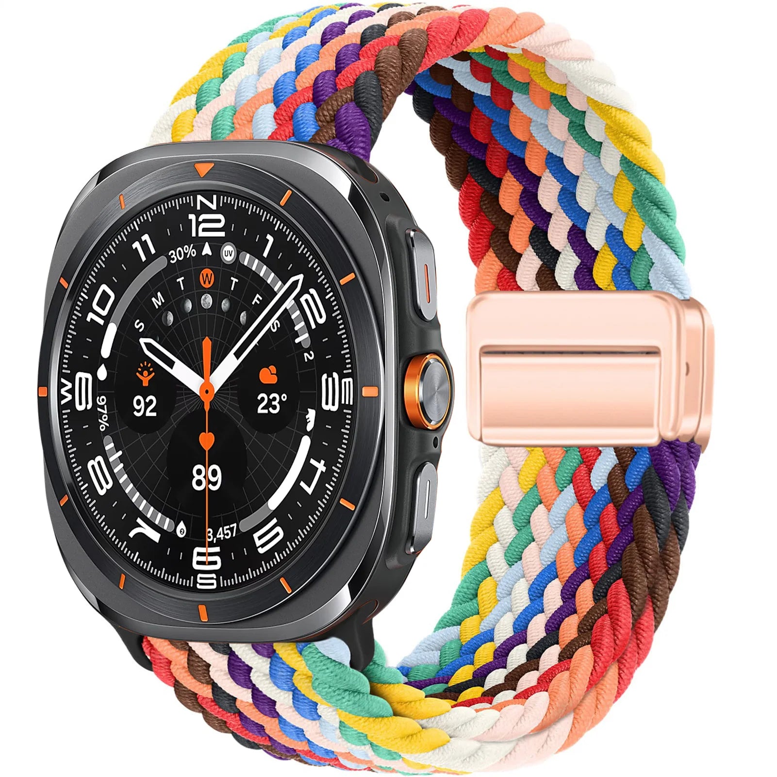 Braided Magnetic Loop Strap for Samsung Galaxy Watch Ultra - Durable & Adjustable Band for Sports, Workouts & Everyday Wear