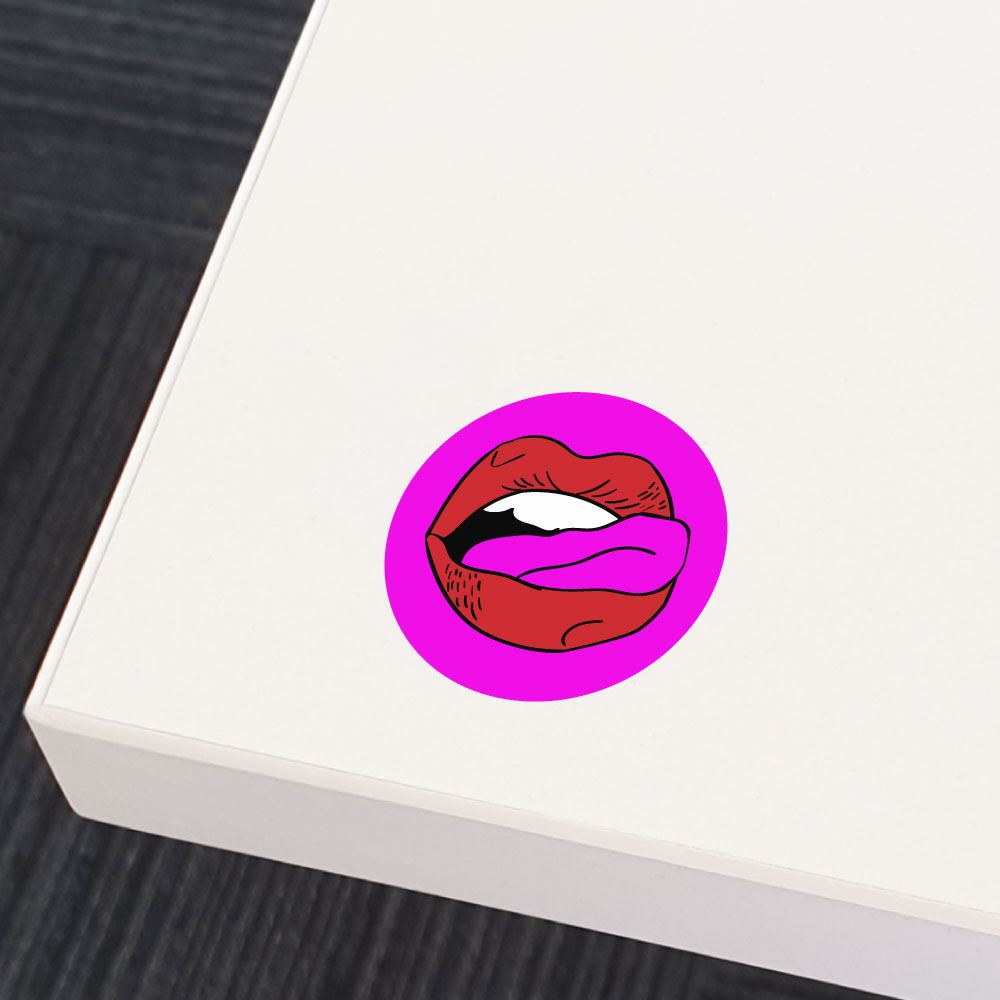 Kiss Sticker Decal - Waterproof Vinyl Decals for Laptops, Cars, Walls & DIY Crafts - Perfect for Home Decor, Scrapbooking & Personalizing Gifts