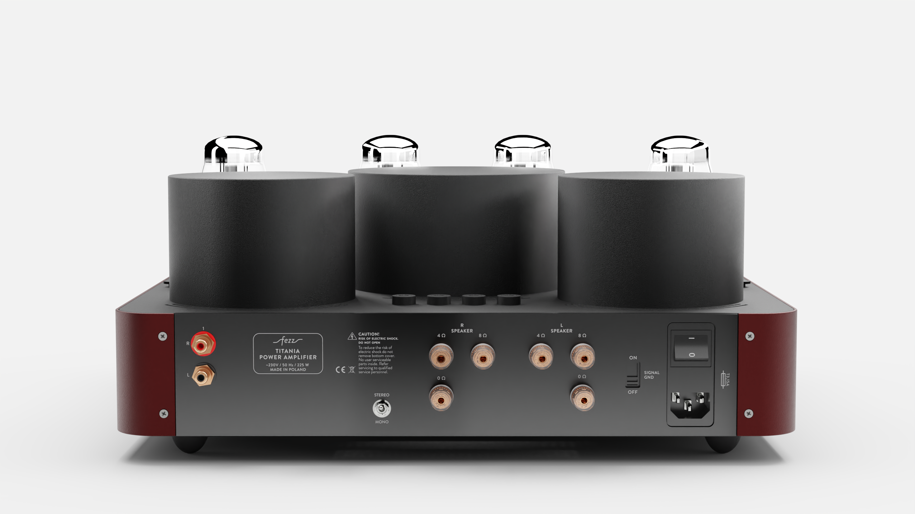 Fezz Audio Titania High Power Stereo/Mono Amplifier - Perfect for Home Theater & Audiophile Sound Systems
