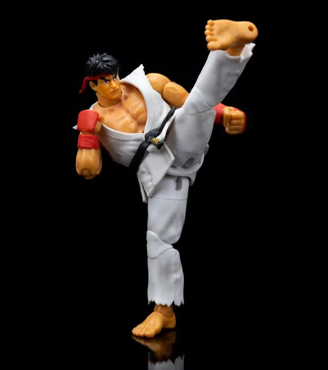 Ultra Street Fighter II: The Final Challengers - Ryu 1/12 Scale Collectible Action Figure with Articulated Joints | Perfect for Gaming Display, Anime Collections & Fighting Game Fans