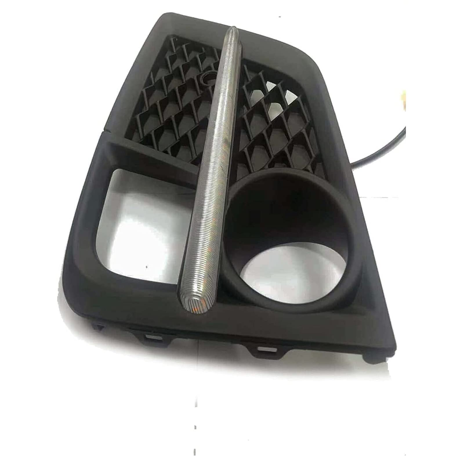 Black LED Fog Light Covers with Daytime Running Lights for 2018-2020 Honda Odyssey - Driver & Passenger Side Pair - Smoked Lens Fog Lamp Bezels with Turn Signal - Upgrade Your Vehicle's Style & Visibility for Night Driving and Bad Weather Conditions