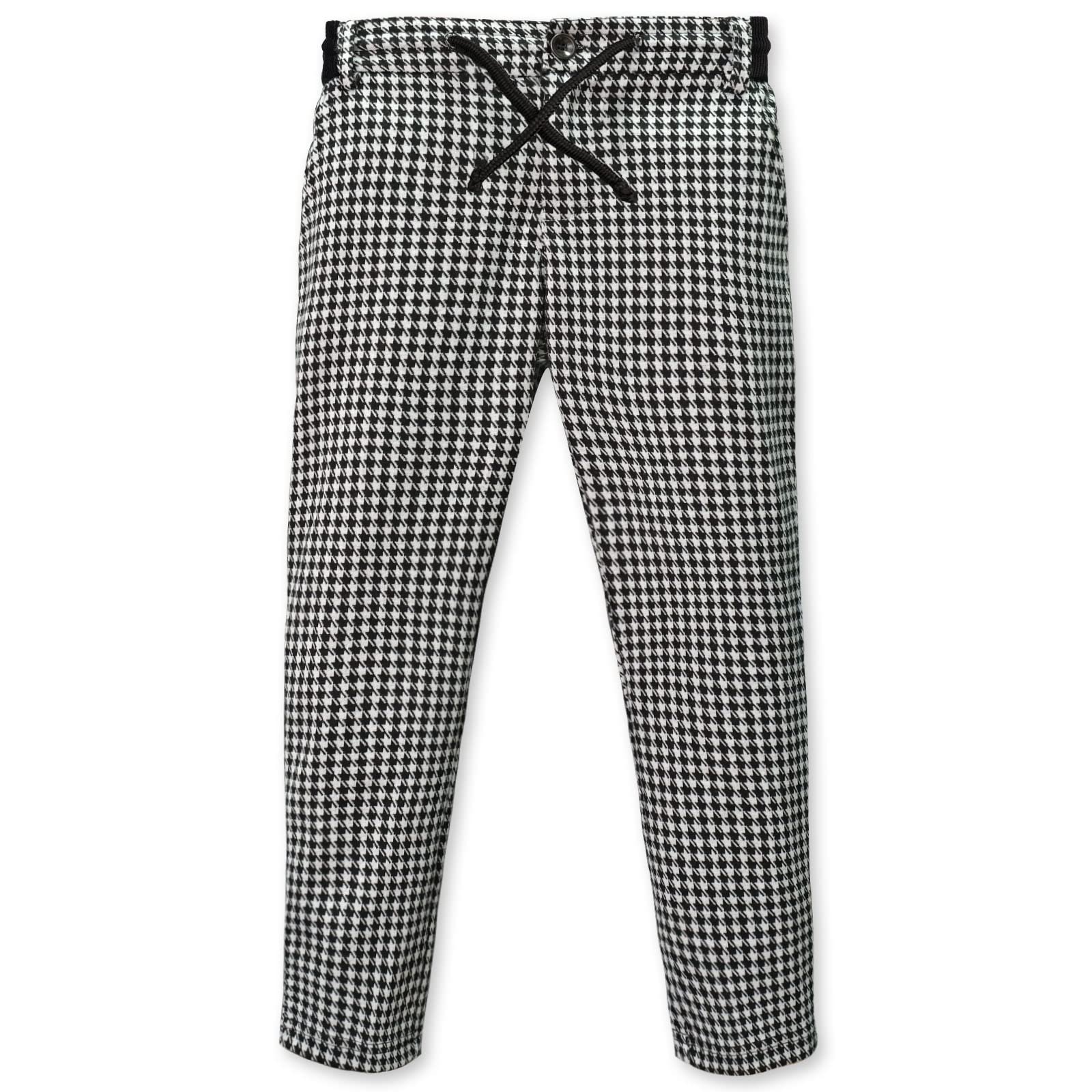 ASHION Boys Dress Pants - Adjustable Waist Plaid Chinos for Kids 2-12 Years | Slim Fit Stretch Skinny Pants for School, Church & Special Occasions