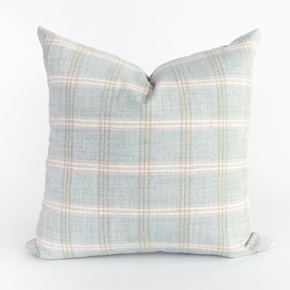Nantucket Plaid Fabric - Premium Cotton Checkered Textile for Clothing, Home Decor & Crafts | Ocean Blue & White Pattern