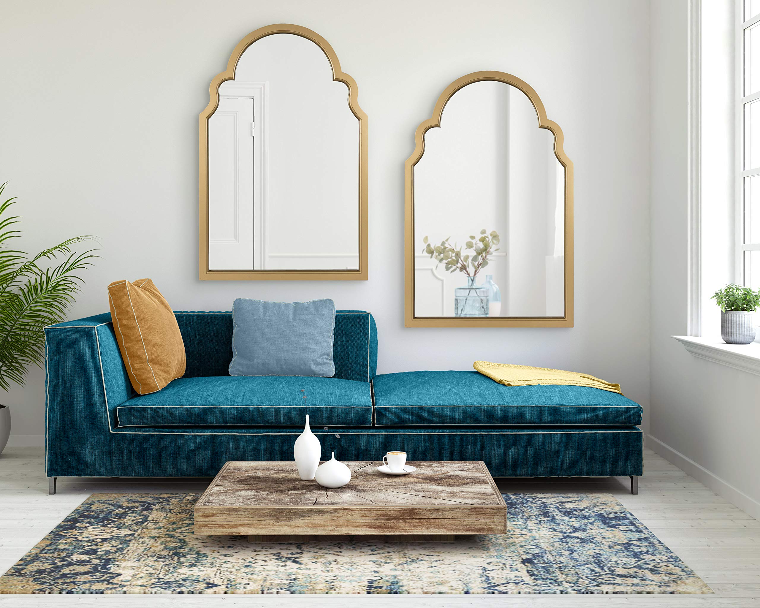 Kate & Laurel Hogan Modern Arched Wall Mirror - 24