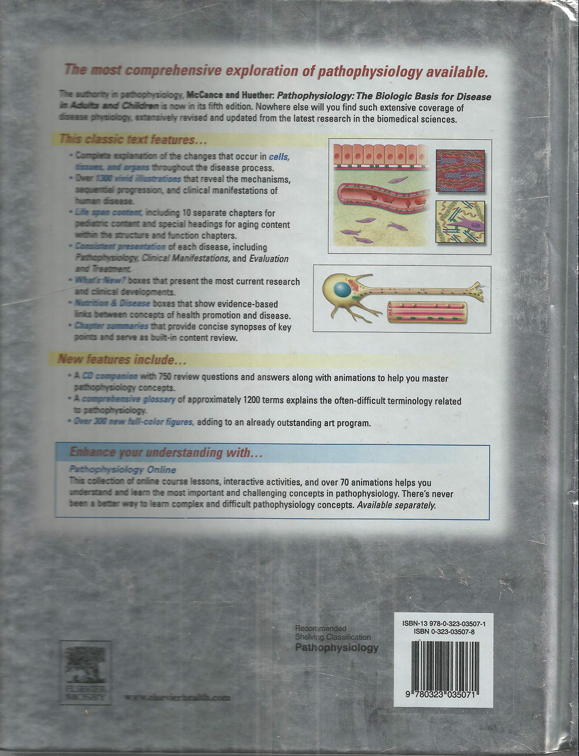 Pathophysiology: The Biologic Basis for Disease in Adults and Children 5th Edition - Essential Medical Textbook for Nursing Students & Healthcare Professionals