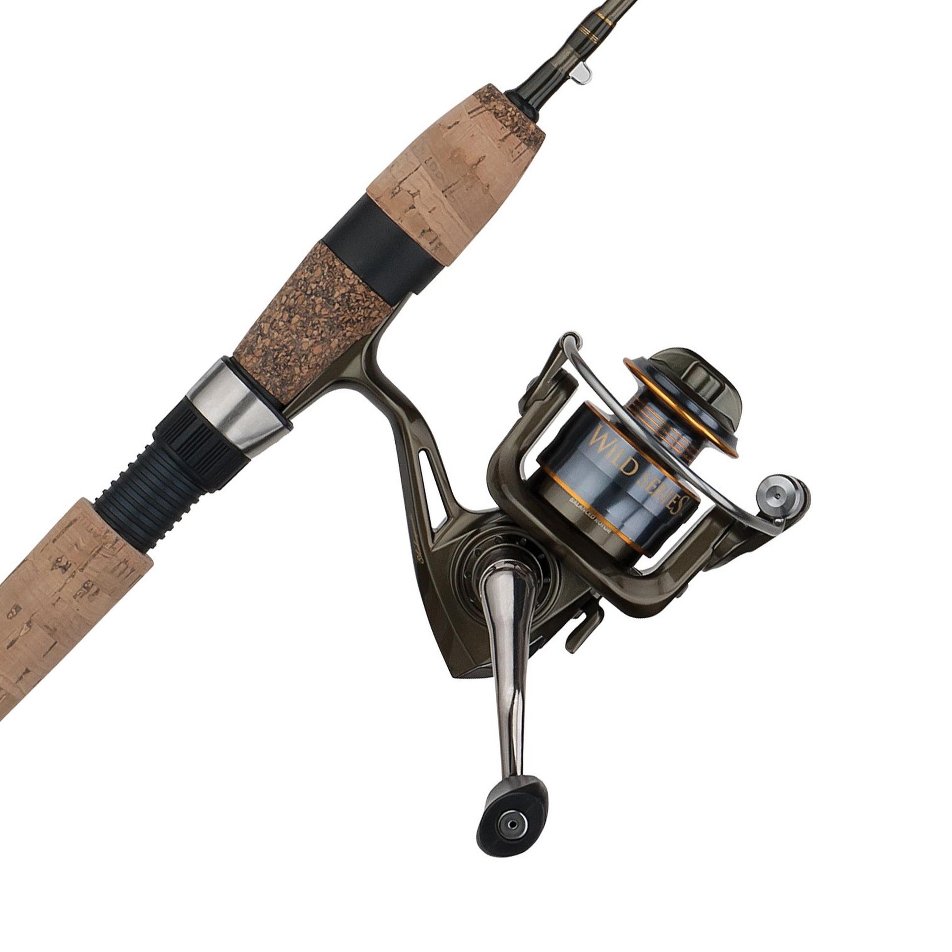 Wild™ Series Trout Fishing Rod and Reel Combo - Lightweight Graphite Rod with Smooth Spinning Reel - Perfect for Stream, Lake, and River Fishing Adventures