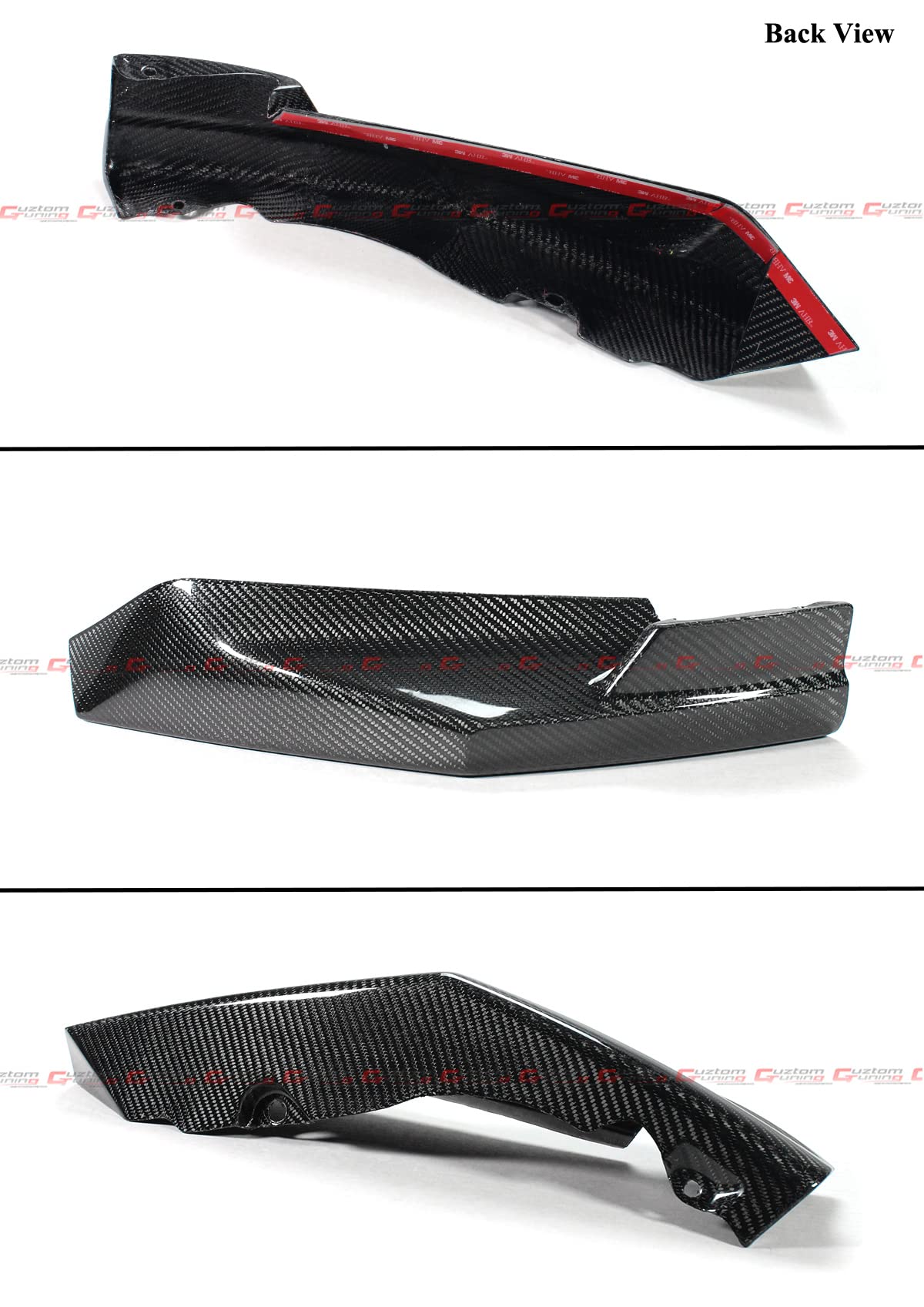 Real Carbon Fiber M Performance Style 3pc Front Bumper Lip Splitter Kit for 2021-2024 BMW G80 M3 G82 G83 M4 - Aggressive Styling & Enhanced Aerodynamics - Perfect for Car Enthusiasts & Track Days