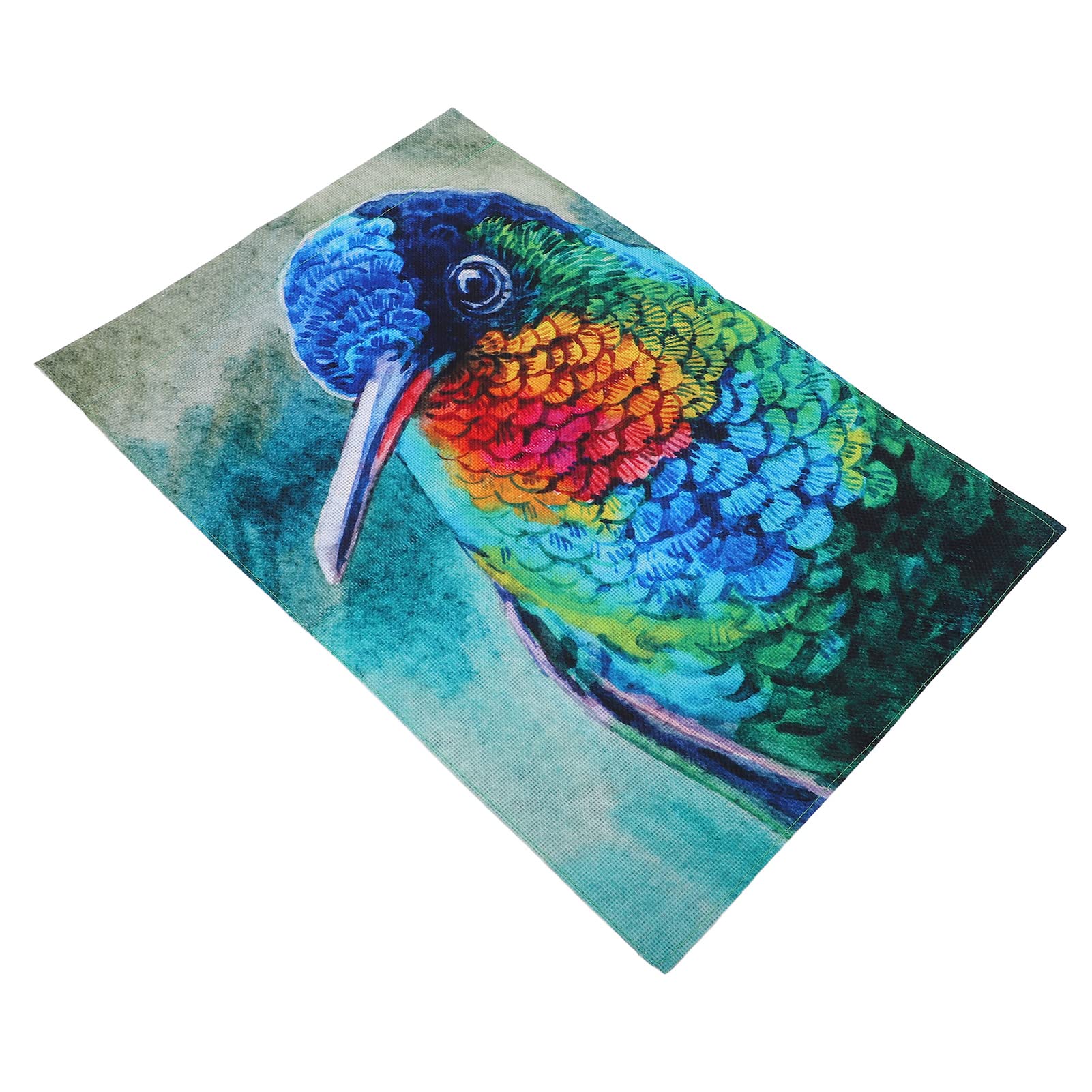 Pssopp Double Sided Hummingbird Garden Flag - Vibrant Yard Decor with Hummingbird Pattern for Outdoor House Decoration | Perfect for Spring & Summer Porch, Patio, and Garden Decor