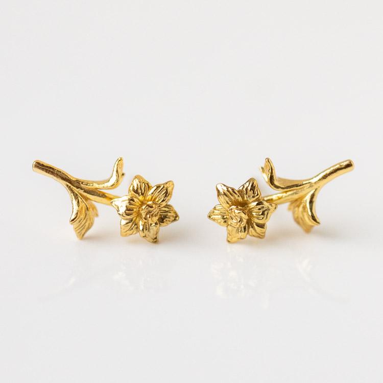 Birth Flower Earrings – Personalized Floral Jewelry for Every Month | Perfect Gift for Birthdays, Anniversaries & Special Occasions