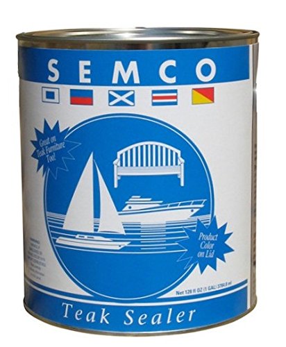 Semco Clear Coat (1 Gallon) - High Gloss Protective Finish for Wood, Metal & Fiberglass - Ideal for Boats, Furniture & Automotive Surfaces