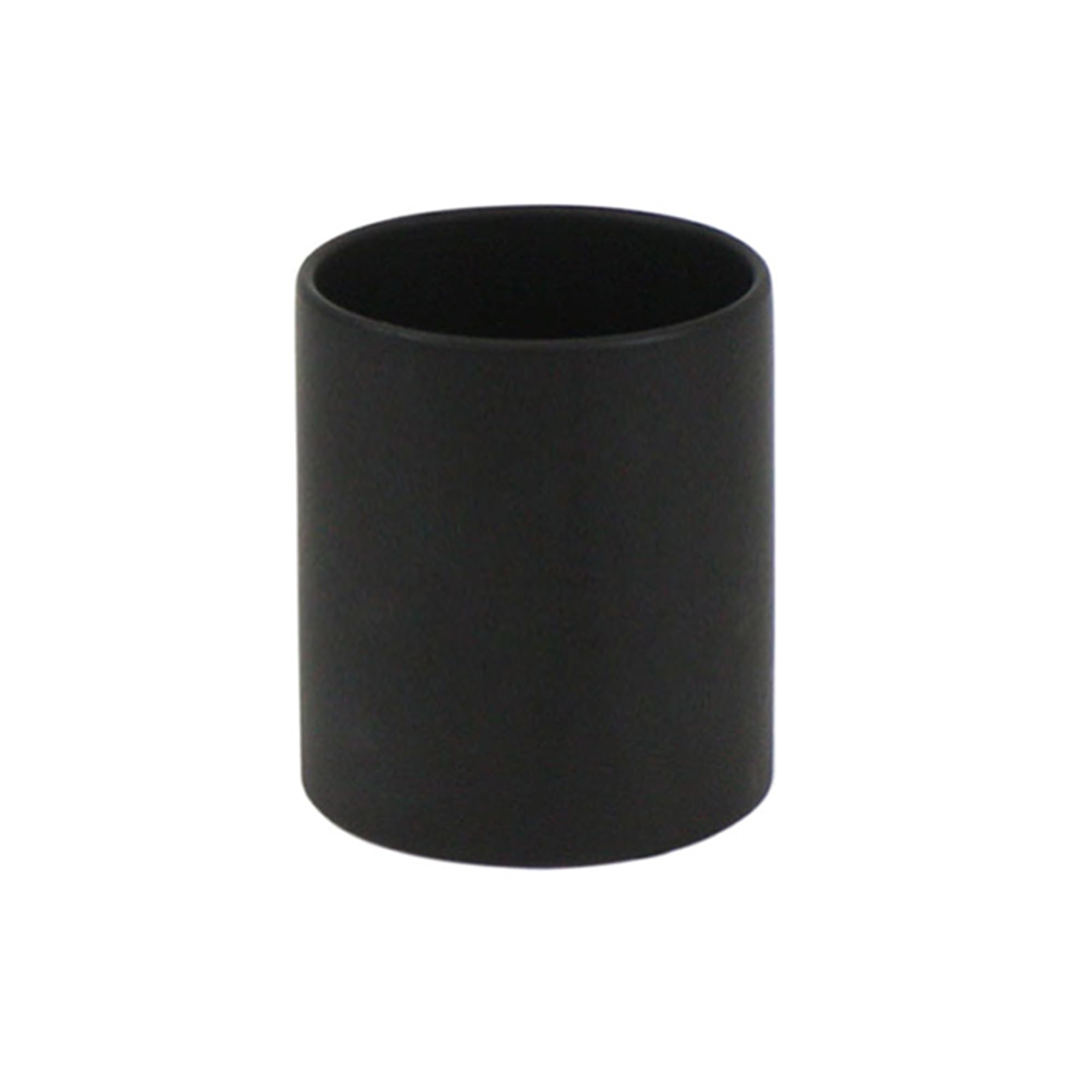 WGVI Matte Black Ceramic Cylinder Vase - 3.75