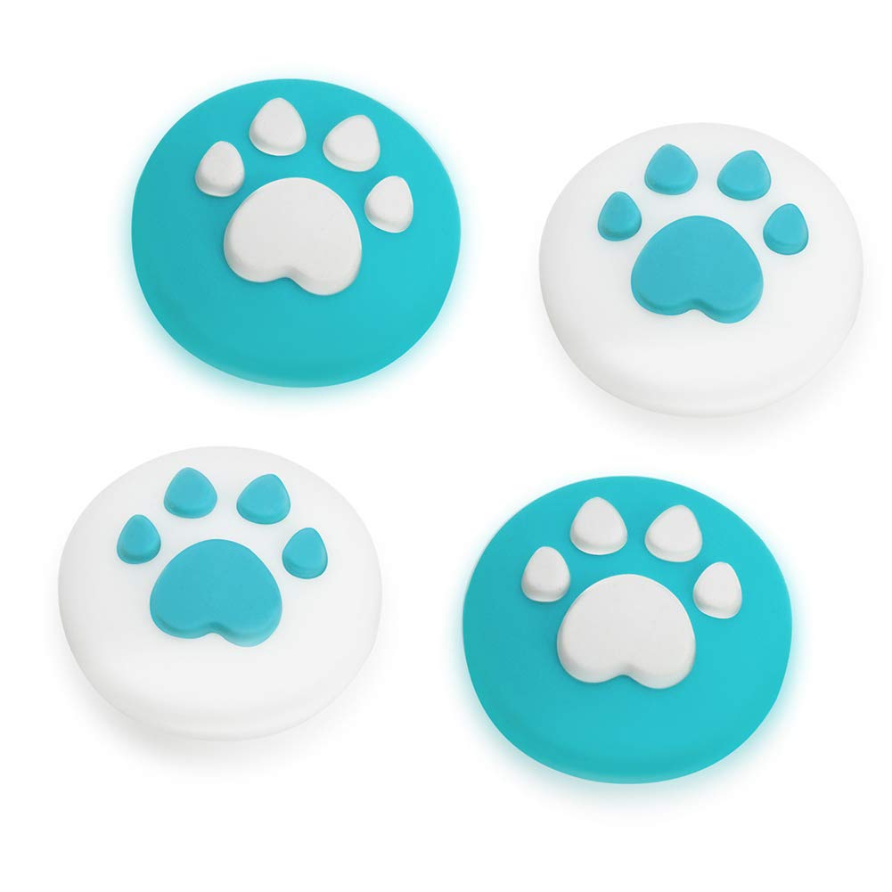 Oritikur Soft Silicone Cat Claw Thumb Grips for Nintendo Switch & Lite - Joystick Caps, Analog Stick Covers & Controller Skins | Gaming Accessories for Joy-Con (Perfect for Long Gaming Sessions & Enhanced Grip)