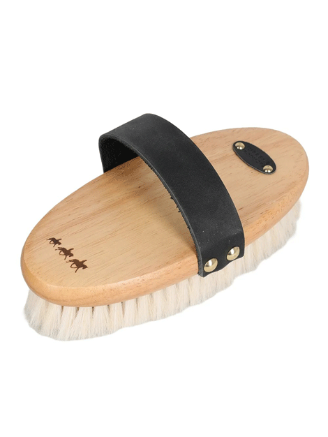 Supreme Products Gleaming Coat Goat Hair Finishing Brush - Professional Pet Grooming Tool for Dogs & Cats - Perfect for Show Preparation & Daily Coat Care