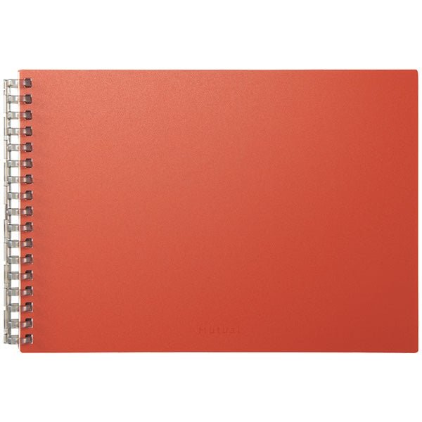 LIHIT LAB Mutual Open Ring Notebook - Landscape Style for Office, School & Journaling | Durable Spiral Binder with Smooth Writing Paper | Perfect for Note Taking, Sketching & Planning