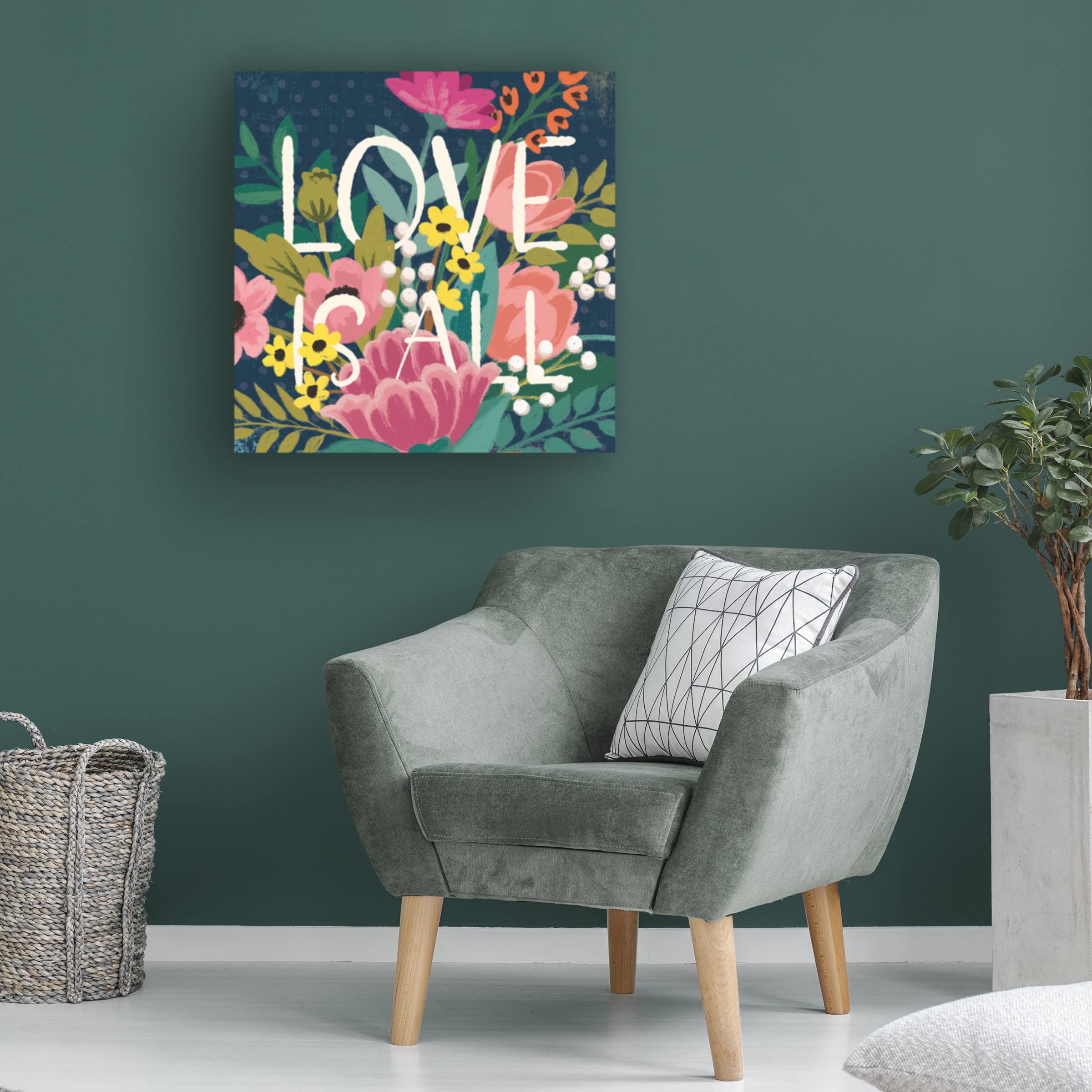 Trademark Fine Art 'Romantic Luxe IV Pastel' Canvas Wall Art by Janelle Penner - Elegant Home Decor for Living Room, Bedroom & Office