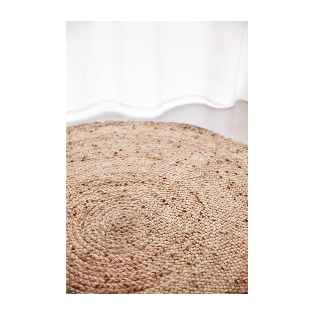 Premium Natural Atrium Polo Rug - Soft & Durable Handwoven Cotton Area Rug for Living Room, Bedroom, or Office Decor