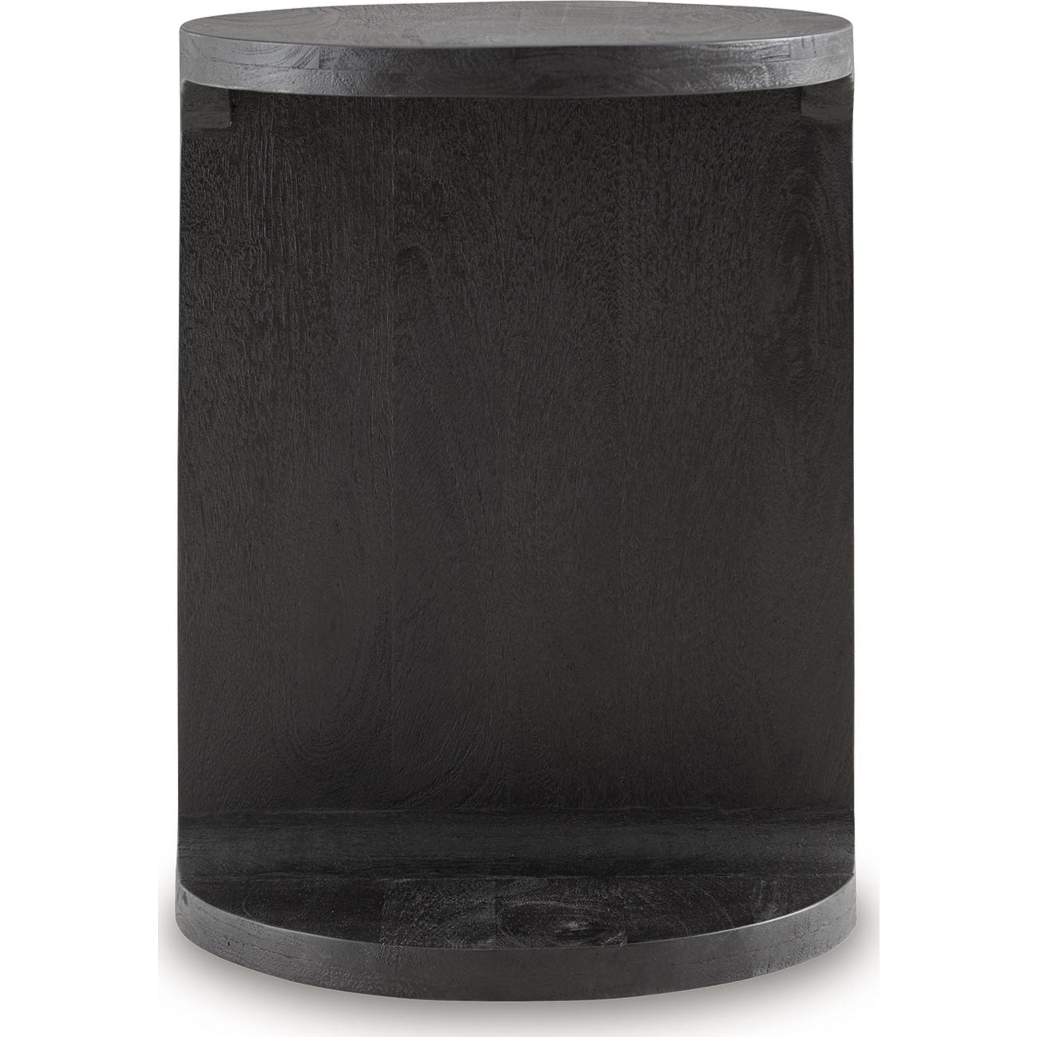 Adderley Black Accent Table - Stylish End Table for Living Room, Bedroom, or Office Decor