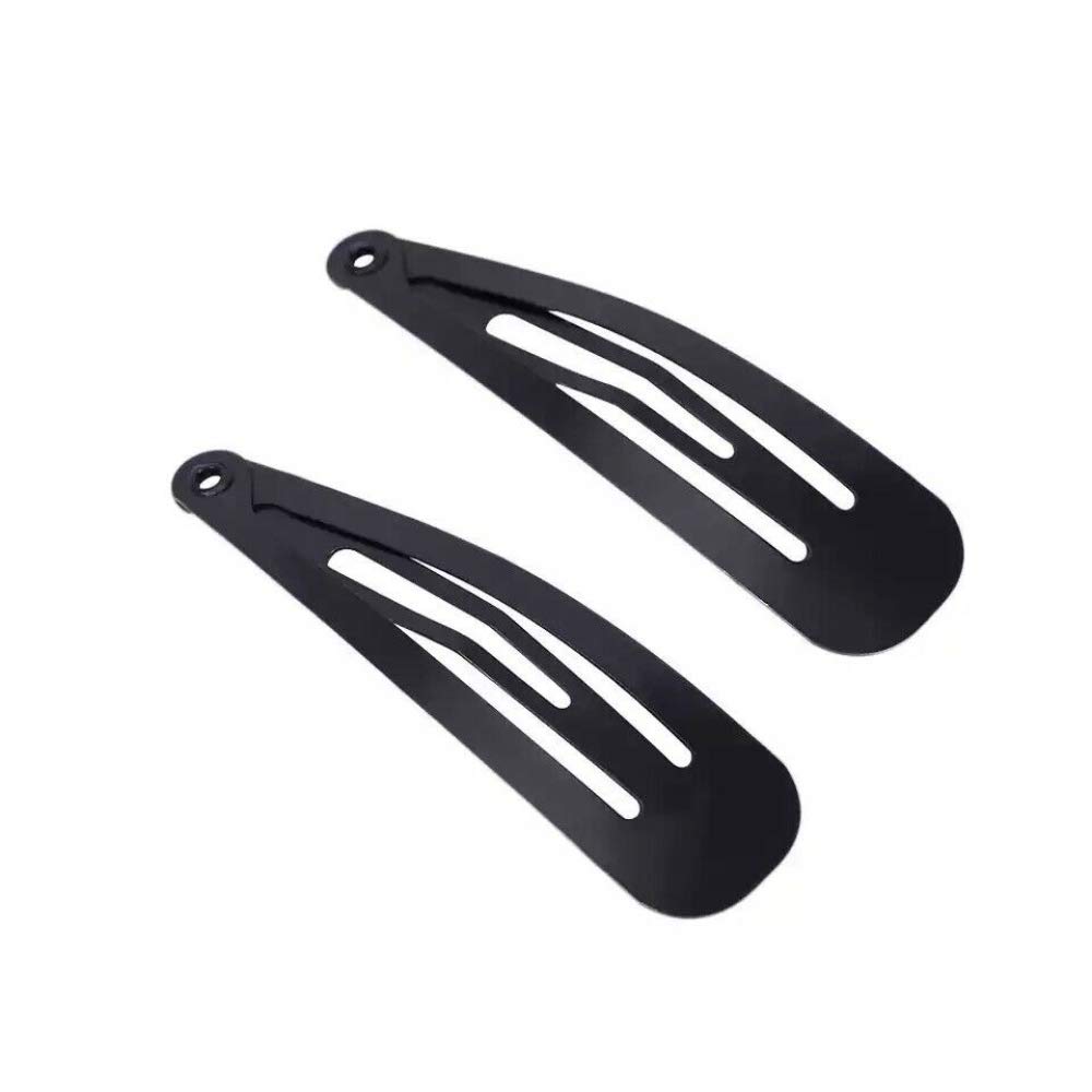 10 Pcs Black Hair Clips for Girls - Non-Slip Hairpins, Headbands & Hairgrips Set - Perfect for School, Parties & Daily Styling