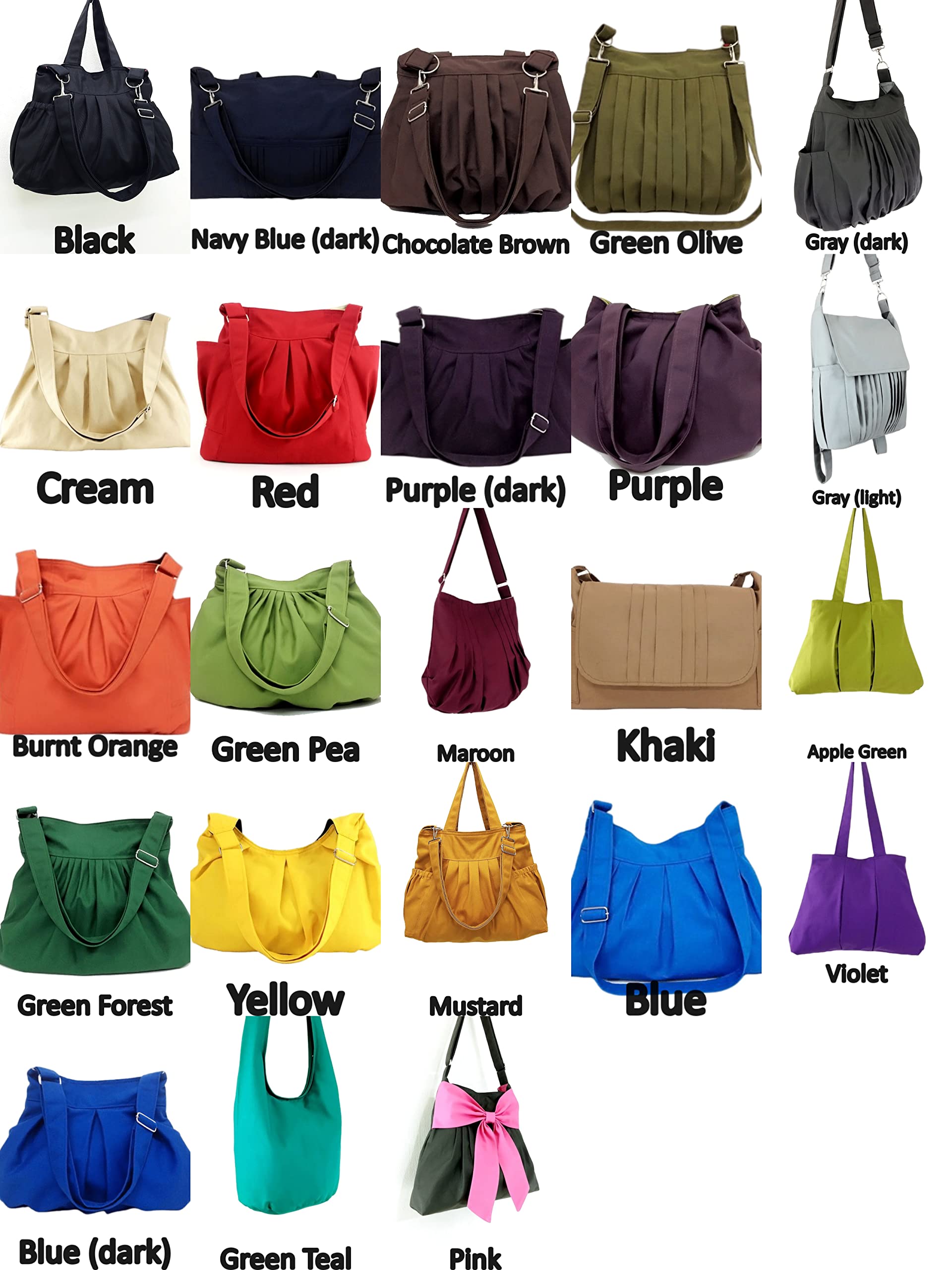 Handmade Boho Cotton Canvas Bag - Adjustable Straps for Shoulder or Crossbody - Perfect for Travel & Shopping