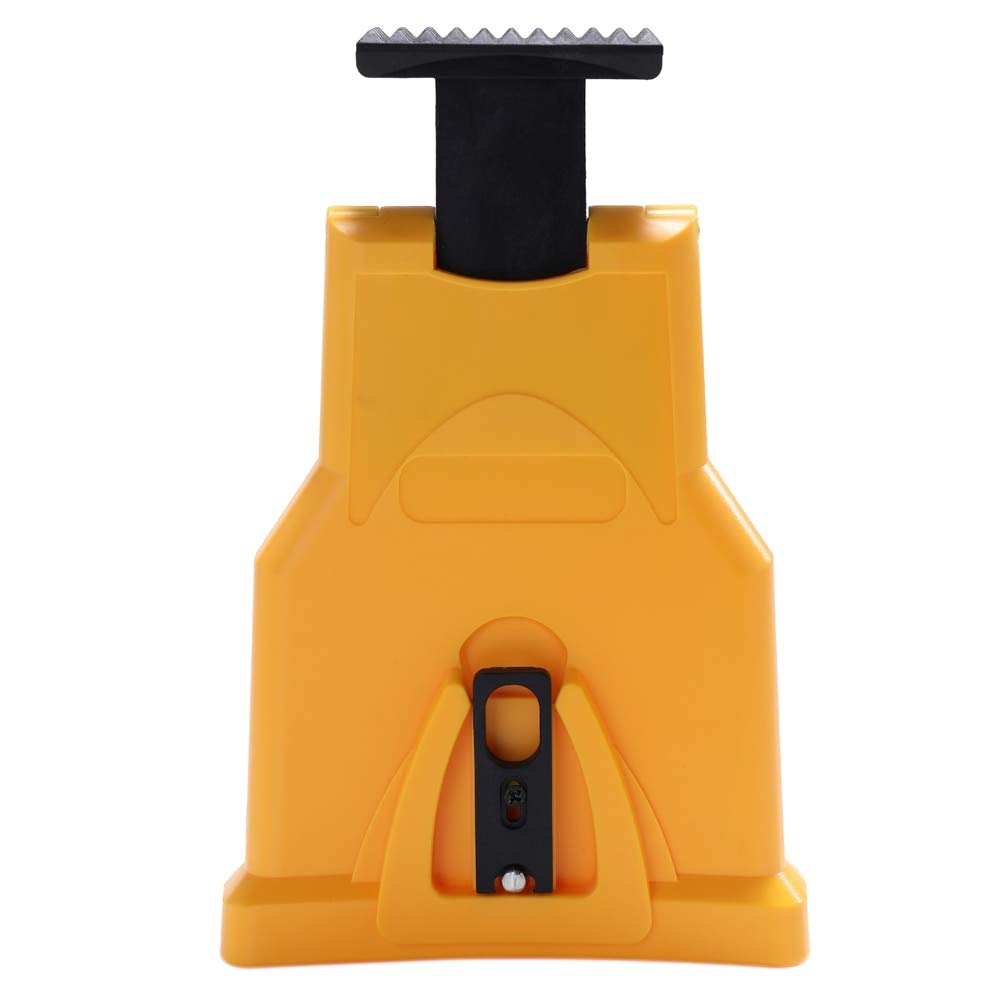 Professional Saw Chain Sharpening Tool - Fast & Precise Woodworking Chain Sharpener with Stone Frame Grinding (Yellow) - Perfect for Chainsaw Maintenance, DIY Woodworking & Forestry Work