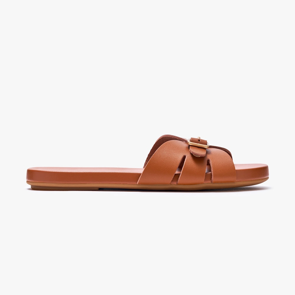 Sunday Slides Tan - Comfortable & Stylish Slides for Women & Men | Perfect for Beach, Pool, and Casual Wear