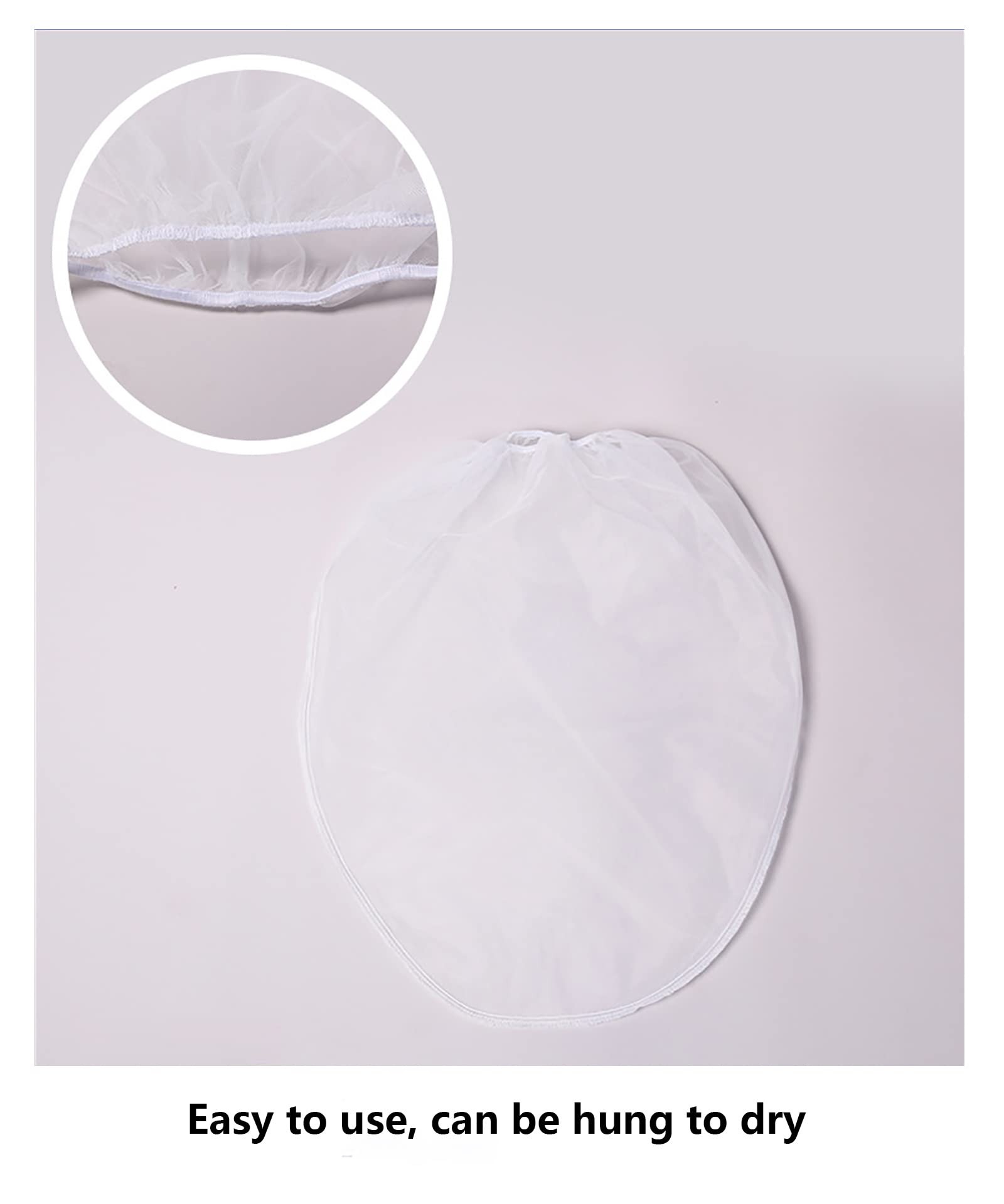10-Pack 5 Gallon White Paint Strainer Bags - Fine Mesh Filter Bags with Elastic Opening for Paint Sprayers - Ideal for Painting, DIY Projects, and Home Renovations