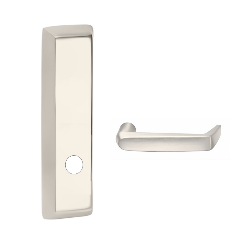 Corbin Russwin 125910ET Exit Device Trim - Passage Function, Georgia 125 Lever Escutcheon for ED5000 Series | Commercial Door Hardware for Office Buildings & Schools