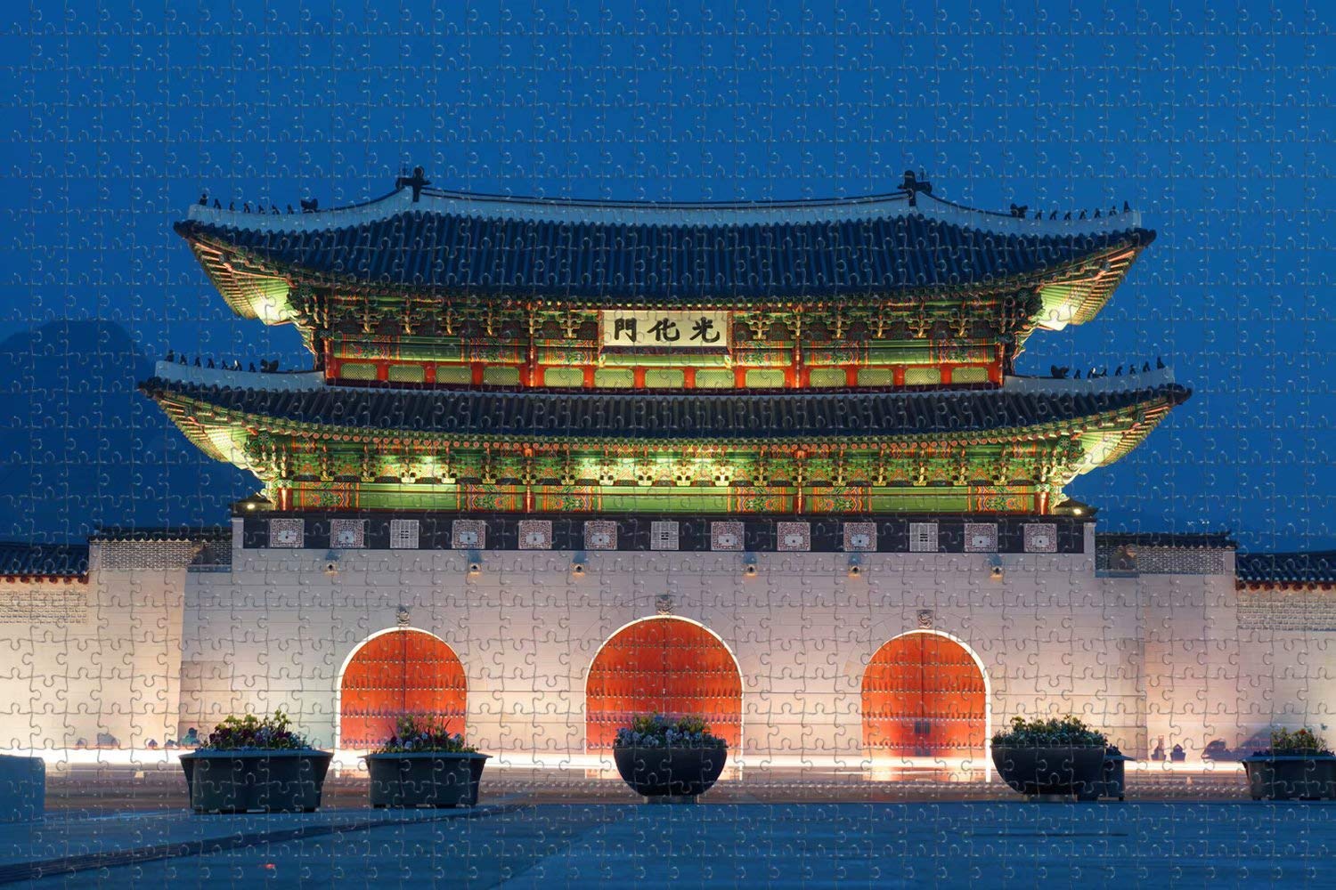 1000 Piece Gwanghwamun Seoul Korea Jigsaw Puzzle for Adults - Premium Travel Souvenir & Home Decor Gift for Puzzle Lovers | Perfect for Relaxation, Family Bonding and Korean Culture Enthusiasts