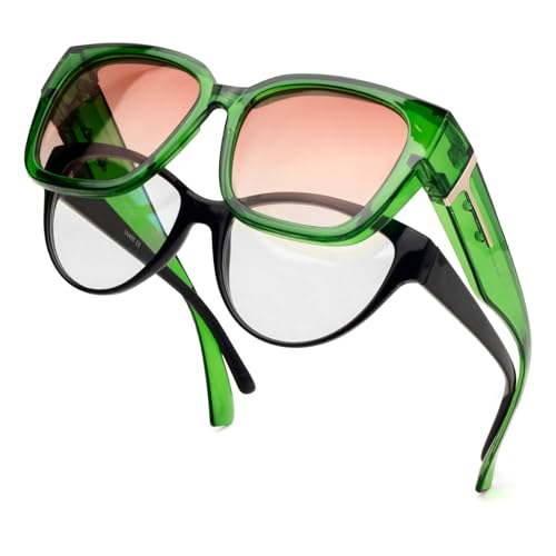 Green Frame/Pink Lens