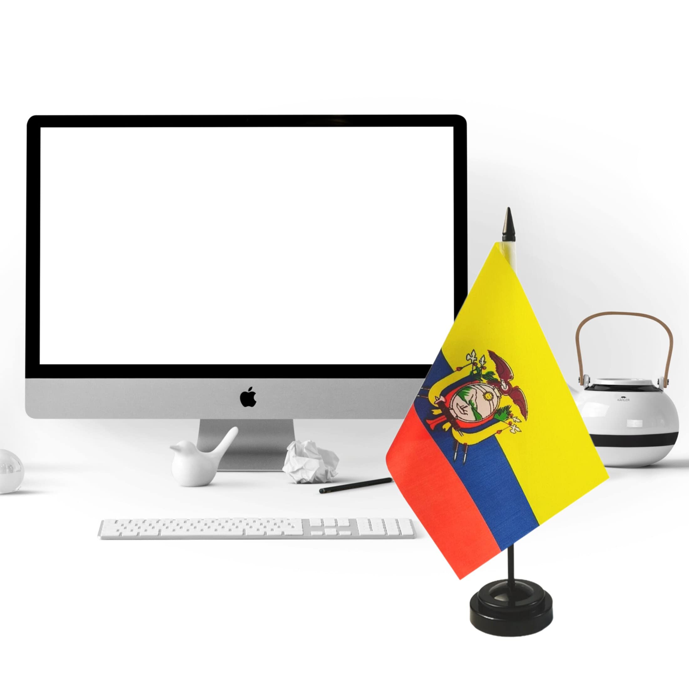 Ecuador Desk Flag 8