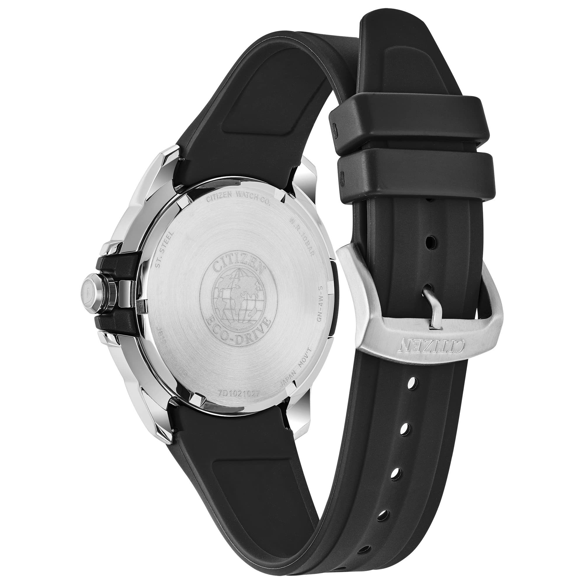 Citizen Eco-Drive Weekender Men's Watch - Stainless Steel Case with Durable Polyurethane Strap - Solar Powered, Water Resistant - Perfect for Business, Casual & Outdoor Activities