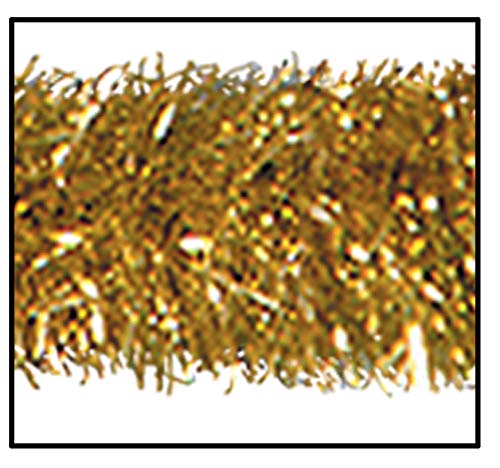 Beistle 2-Piece Gold Metallic Plastic Gleam 'N Tinsel Garland Decorations - 4