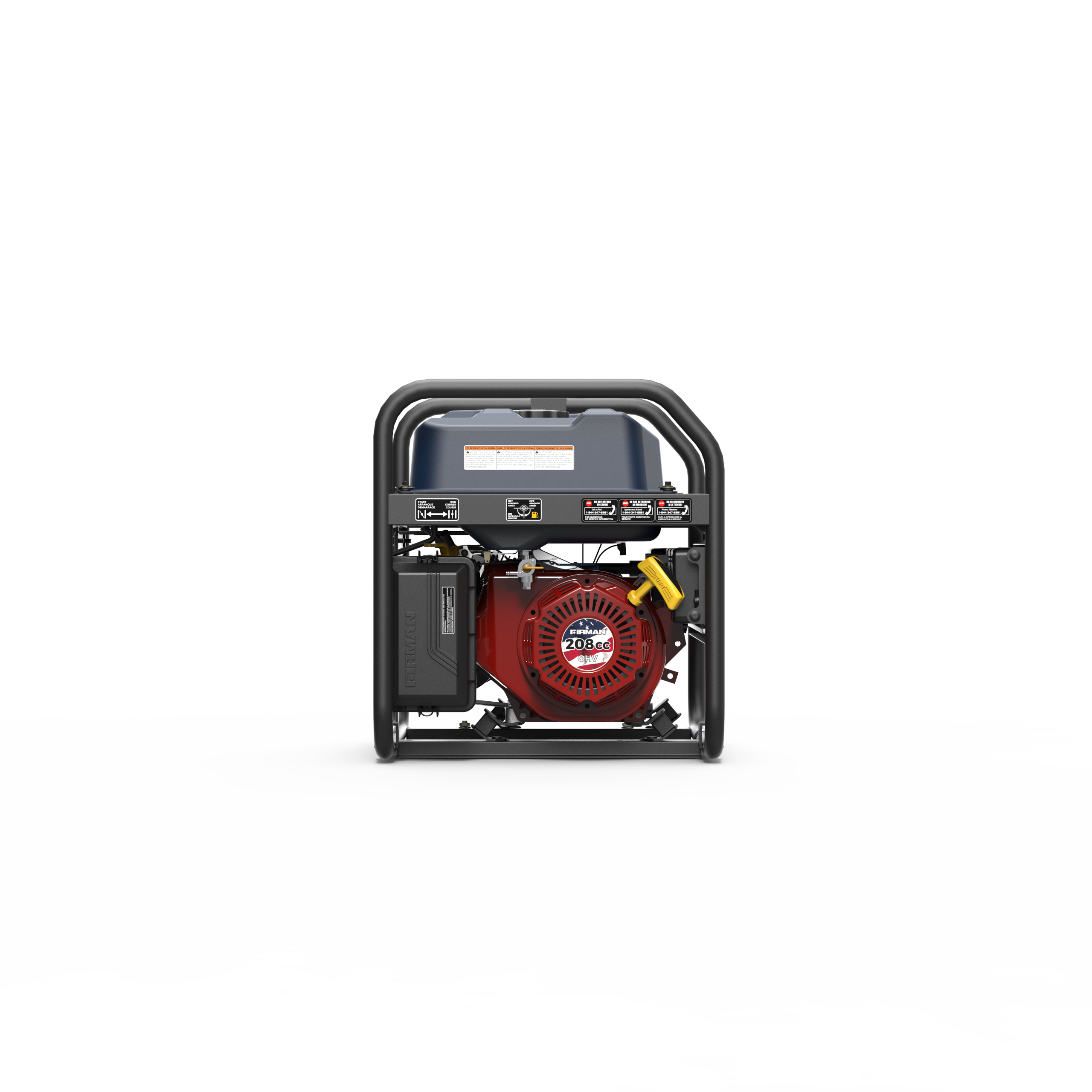 4550W Portable Gas Generator with Recoil Start - 120V Power for Camping, Outdoor Events & Emergency Backup