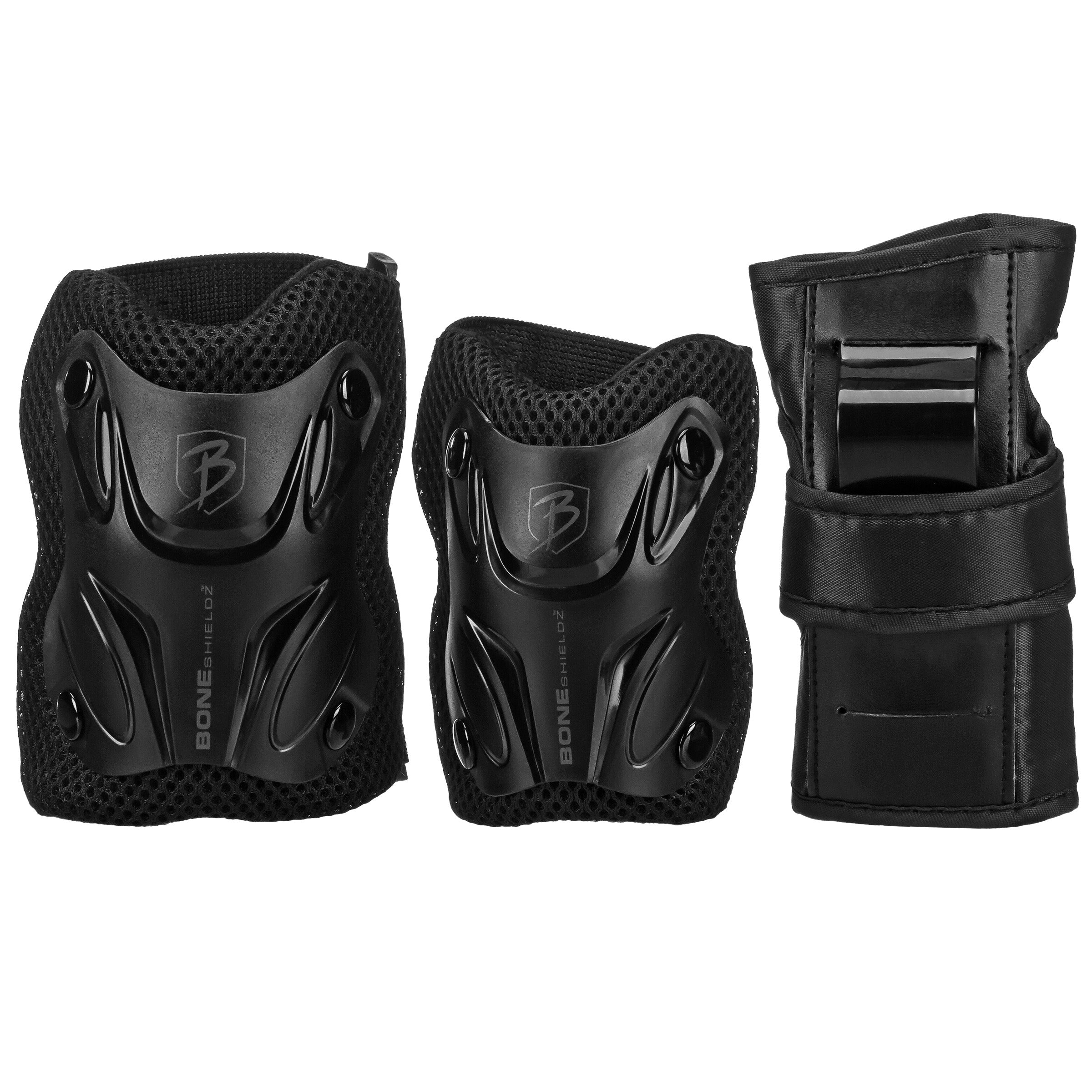 Guard Cruiser 3000 Youth Tri Pack Protective Gear Set - Knee Pads, Elbow Pads & Wrist Guards for Skateboarding, Scooter & Roller Skating Safety