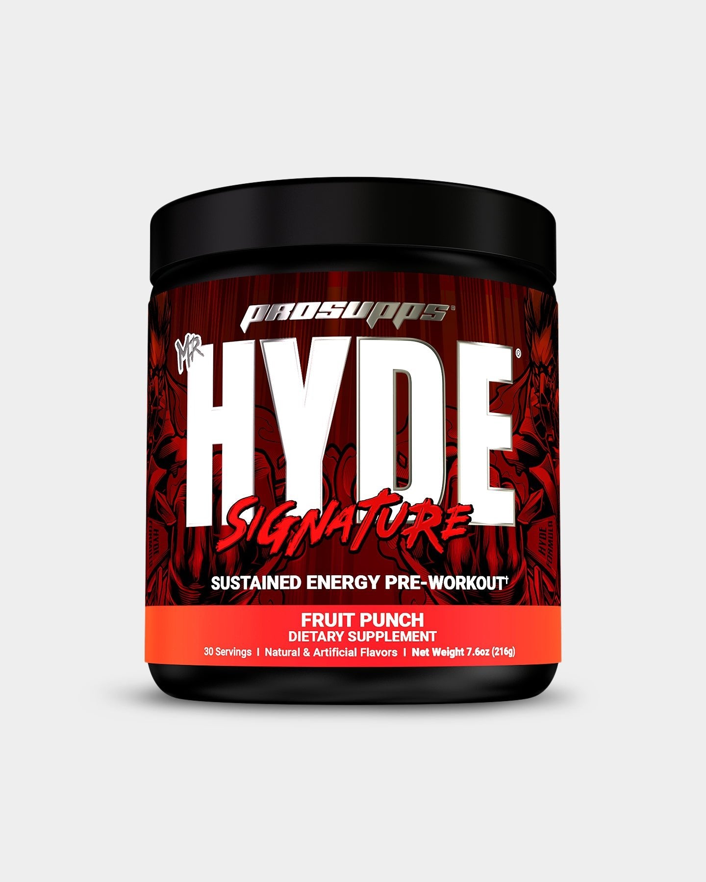 Pro Supps Mr. HYDE Signature Pre-Workout Powder - Intense Energy & Focus Booster for Gym, Bodybuilding & Athletic Performance