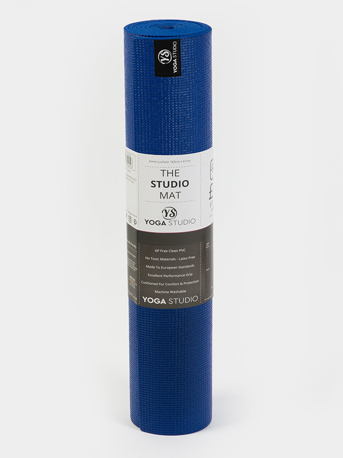 Premium Non-Slip 6mm Thick Yoga Mat for Hot Yoga & Home Workouts - Eco-Friendly TPE Exercise Mat with Carrying Strap - Ideal for Pilates, Gym & Studio Practice