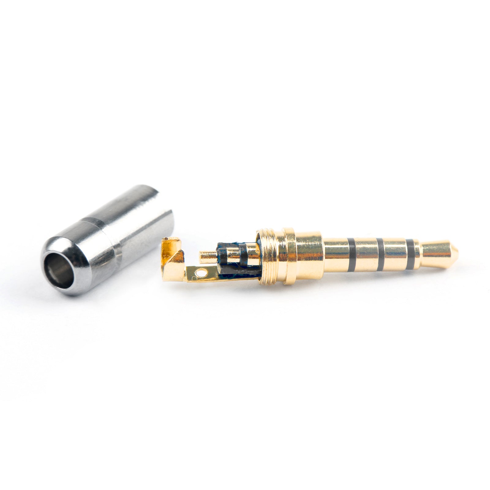 10Pcs Mini 3.5mm Stereo 4 Pole Jack Plug Audio Connector - Replacement Headphone Repair Parts for iPhone, Samsung, Sony Headphones - Perfect for DIY Fixing Broken Headphones & Audio Devices