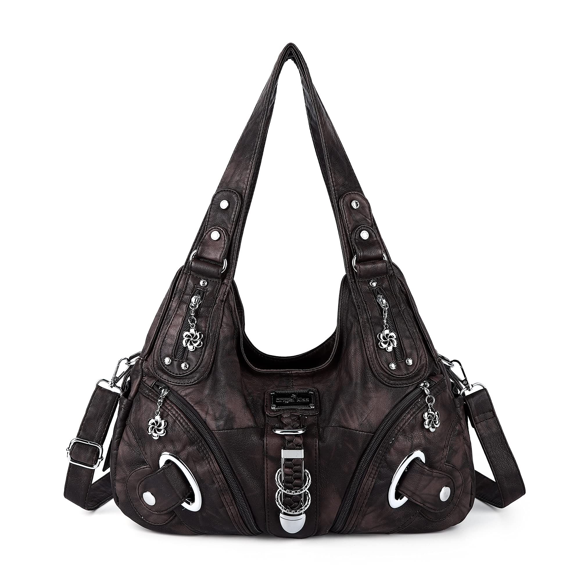 Angelkiss Women's Hobo Purses & Handbags - Large Satchel Shoulder Bag for Daily Use - Perfect for Work, Travel, and Shopping