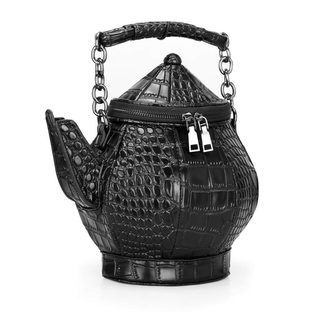 Funny Women's Crossbody Bag - Unique Personality Teapot Design Shoulder Purse for Party, Casual & Daily Use | Fashion Handbag for Women