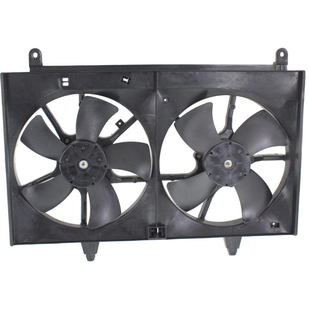 Infiniti FX35 Radiator Cooling Fan 2003-2008 Replacement | Dual Fan Type | OEM Part# IN3115104 & 21481CL80A | Perfect for Engine Overheating Prevention & Summer Driving