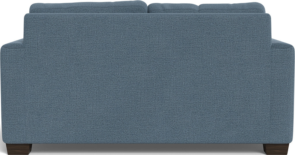 Track 62 Loveseat - Modern 2-Seater Sofa for Small Spaces, Comfortable Fabric Couch with Sturdy Wooden Legs - Perfect for Apartments, Living Rooms and Cozy Home Decor