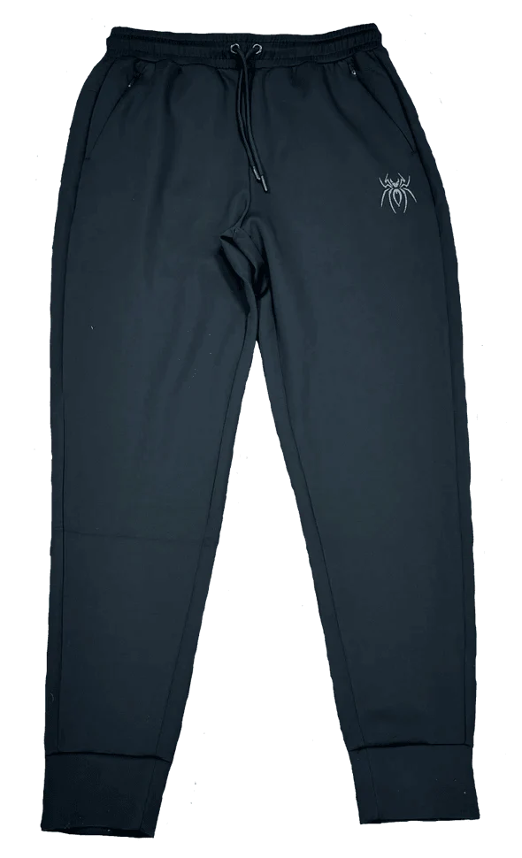 Spiderz Jogger Pants for Men - Comfortable Athletic Sweatpants with Elastic Waistband & Pockets (Multiple Colors) - Perfect for Gym, Running, Lounge & Casual Wear
