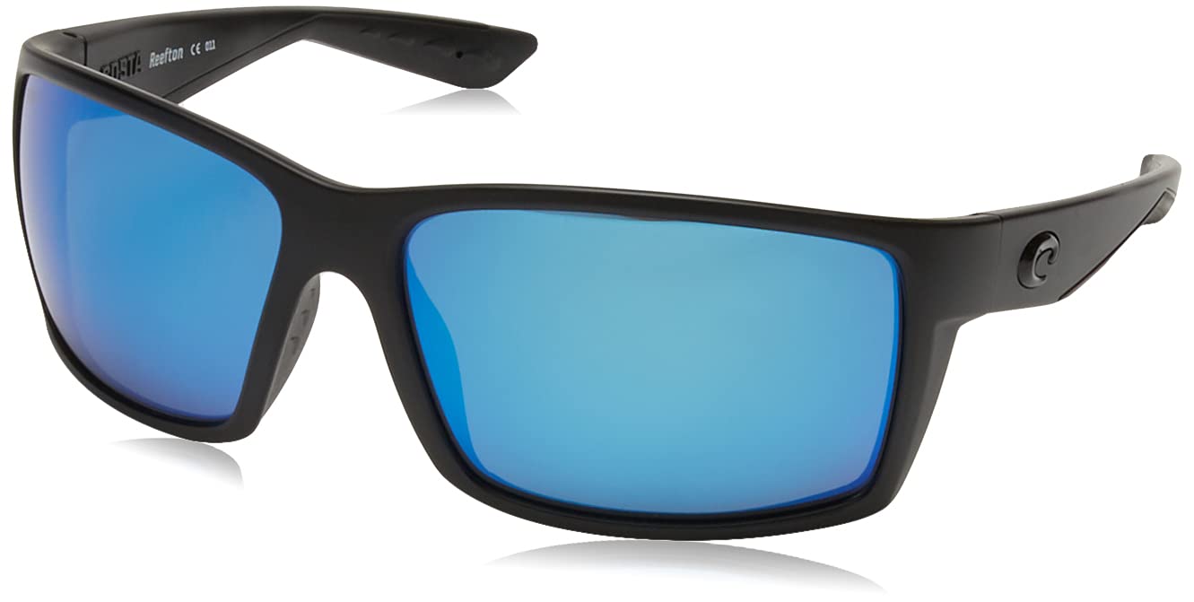Costa Del Mar Reefton Rectangular Polarized Sunglasses for Men - UV Protection, Durable Frame - Perfect for Fishing, Boating & Outdoor Activities