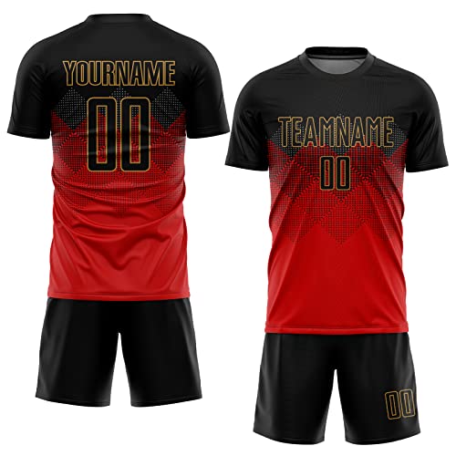 Red-black-old Gold