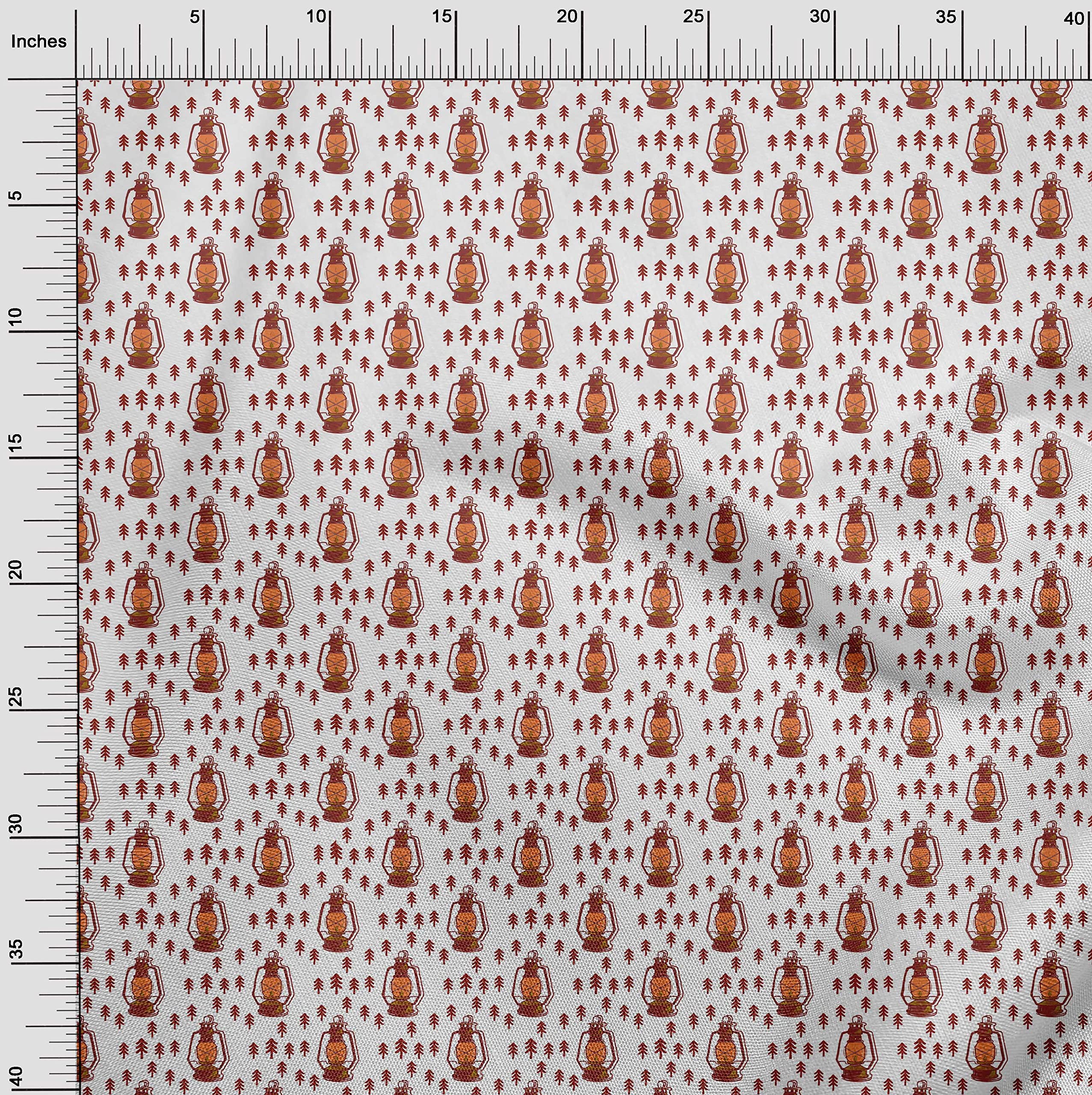 oneOone Velvet Orange Halloween Fabric - 58 Inch Wide DIY Quilting & Clothing Material for Costumes, Home Decor, and Crafts | Perfect for Halloween Decor, Sewing Projects, and Seasonal DIY